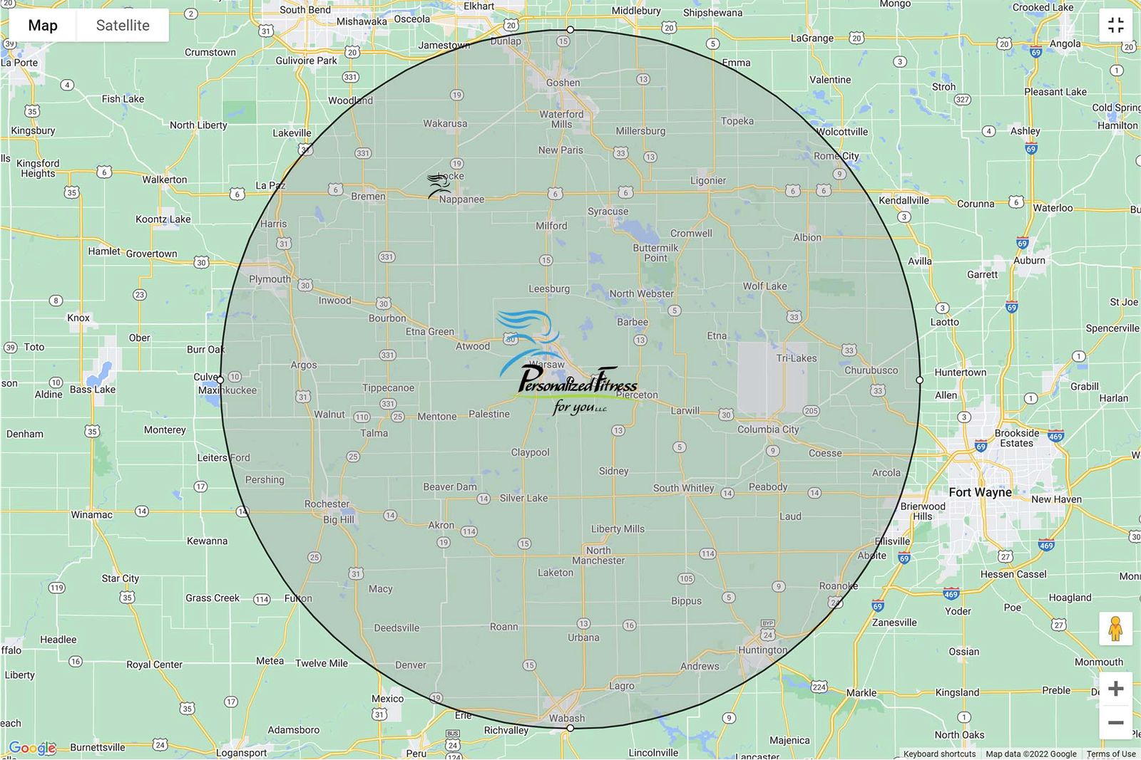 personalized fitness near nappanee, indiana