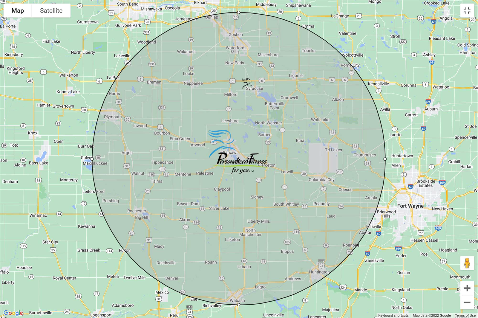 personalized fitness near syracuse, indiana