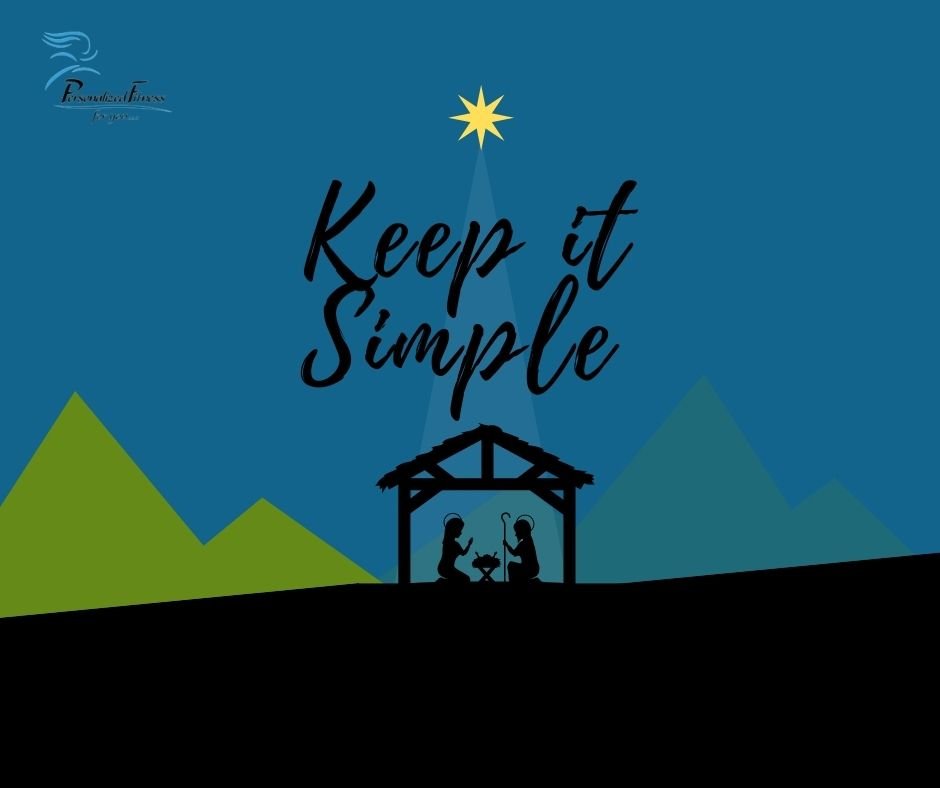 Keep it simple with a nativity scene under a star
